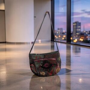 Boho Patchwork Crossbody Bag in Multicolor